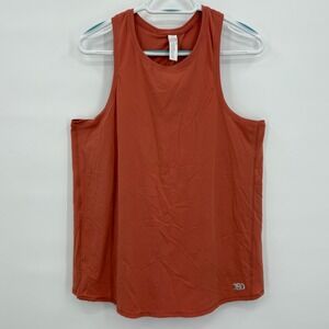 J80 Fit Womens Athleisure Tank Top Salmon Color Open‎ Split Back Size 10 Yoga